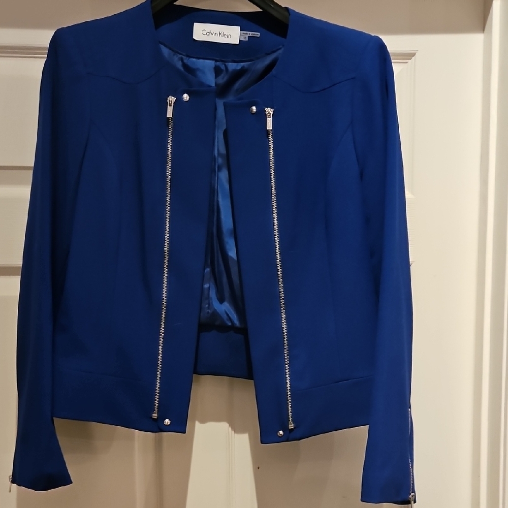 Calvin Klein Women's Royal Blue Blazer